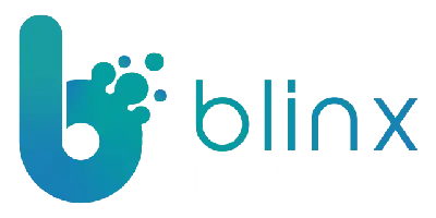 Image of Blinx Healthcare Logo (White Text)